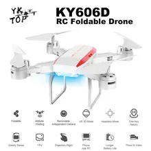 Profissional ky606d rc zangão dobrável quadcopter longo tempo de vôo fpv helicóptero com 4k hd câmera wi-fi vs ky601s zangão