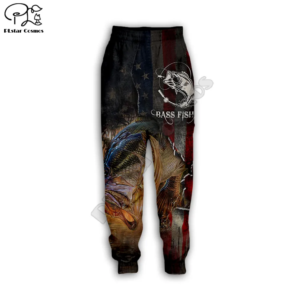 PLstar Cosmos Newest bass fishing Pants men Novelty 3d cool Harajuku Pants Full Hip Hop Sweatpants Drop shipping PLstar Cosmos Newest bass fishing Pants men Novelty 3d cool Harajuku Pants Full Hip Hop Sweatpants Drop shipping