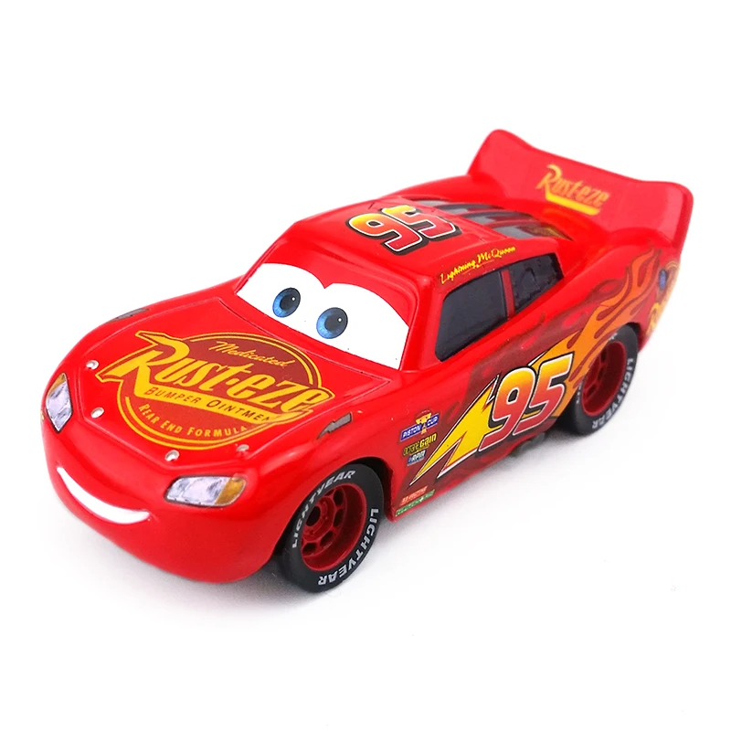 Disney Pixar тачки 3 король Молния Маккуин Джексон шторм Racers литая Игрушечная машина 1:55