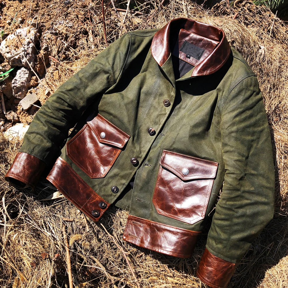 Men's Hunting Jacket Field Jacket Oil 