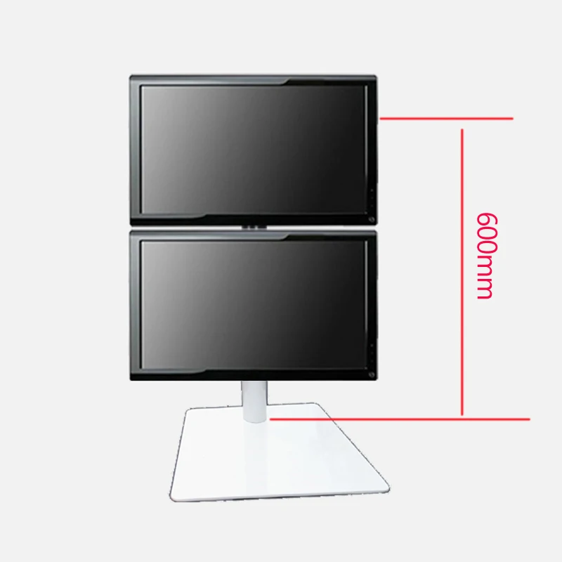 DL-AOC1L-D 10 "-27" 25 "регулируемая высота кг металлическая основа двойной монитор