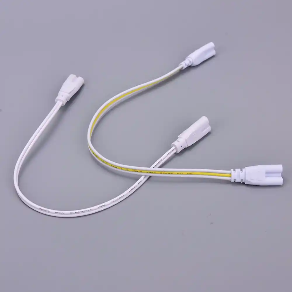 2 adet 30 cm iki fazli uc fazli t4 t5 t8 led lamba aydinlatma baglanti cift uclu kablo tel 3 pin led tup konektoru connectors aliexpress