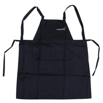

Waterproof Pet Groomer Apron Waterproof Apron Sleeveless Pinafore Working Clothes Apron for Man Woman Home Shop (Black Waterproo