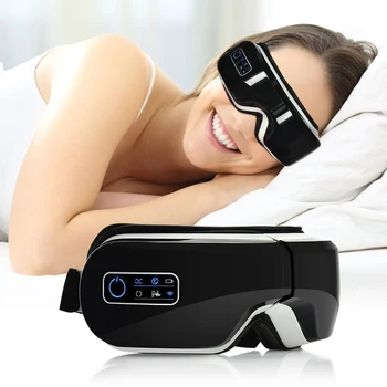 

Smart Electric Eye Massager Air Pressure Hot Compress Massage Glasses Vibration Eyes Massage Care Device For Tired Eyes dropship
