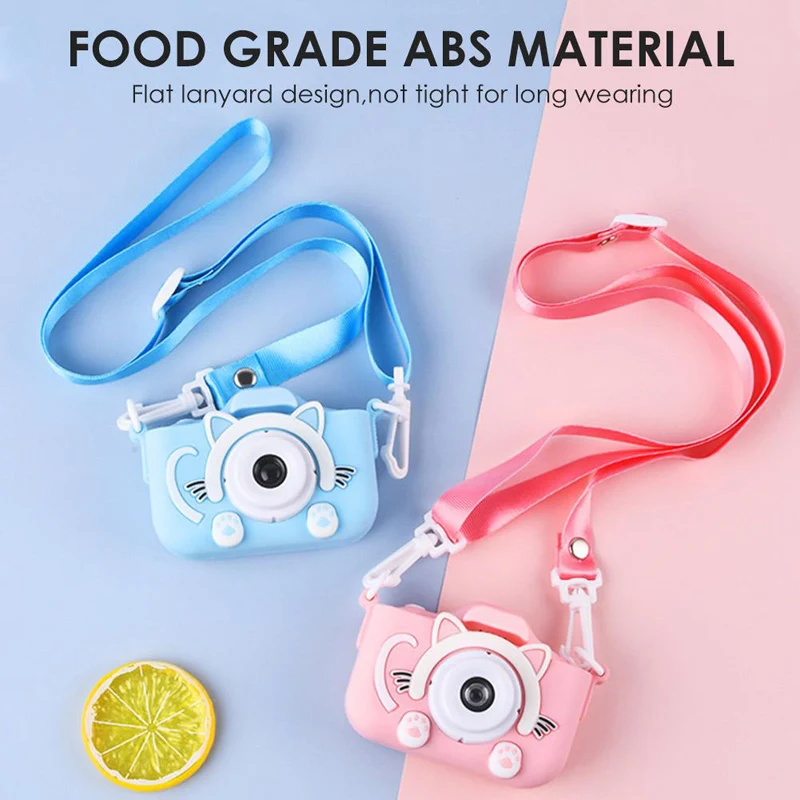 Cartoon Mini  Camera Educational Toys For Children 2 Inch HD Screen Digital Camera Video Recorder Camcorder Toys For Kids Girls