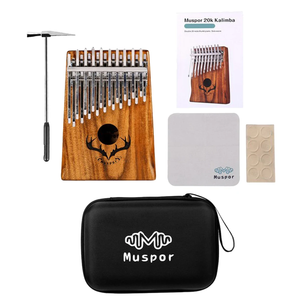 

20 Keys Acacia Wood Kalimba with Storage Case for Perform Musical Gifts