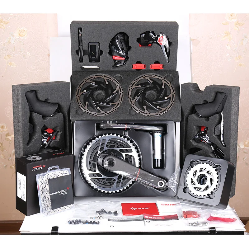 

2019 NEW SRAM RED ETAP AXS Wireless Electronic 2x12 Speed Hydraulic Disc Brake Road Bicycle Groupset Bike Kit