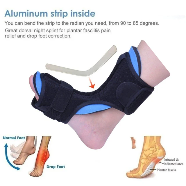 1PC Foot Drop Orthotic Brace Plantar Fasciitis Night Splint for Ankle  Sprain Dorsal Recovery Arthritis Foot Drop Corrector - AliExpress