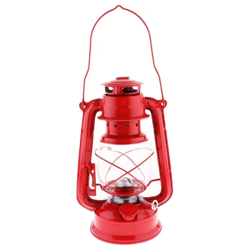 

10inch Outdoor Hurricane Lanterns Kerosene Vintage Oil Lamp Burning Lanterns Camping LED Hanging Lantern Lamp