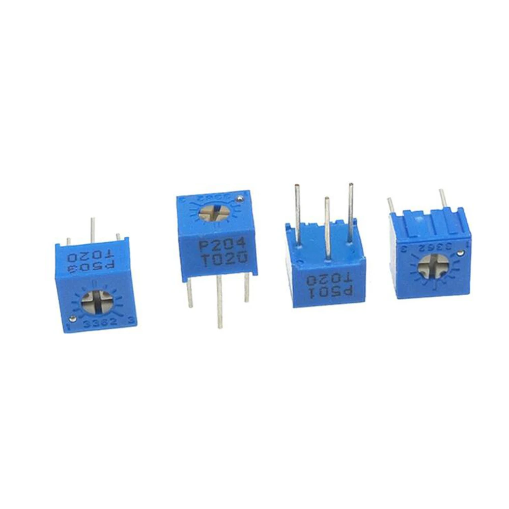 Trimmer Potentiometer 10pcs 3362P series resistance 101 201 501 102 202 502 103 Trimpo Trimmer Potentiometer 3362 500R 1K 2K 5K 10K 20K 50K 100K