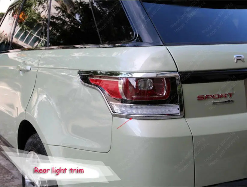 Для Land Rover Range Rover Sport Высокое качество ABS Автомобильный задний светильник защита лампы