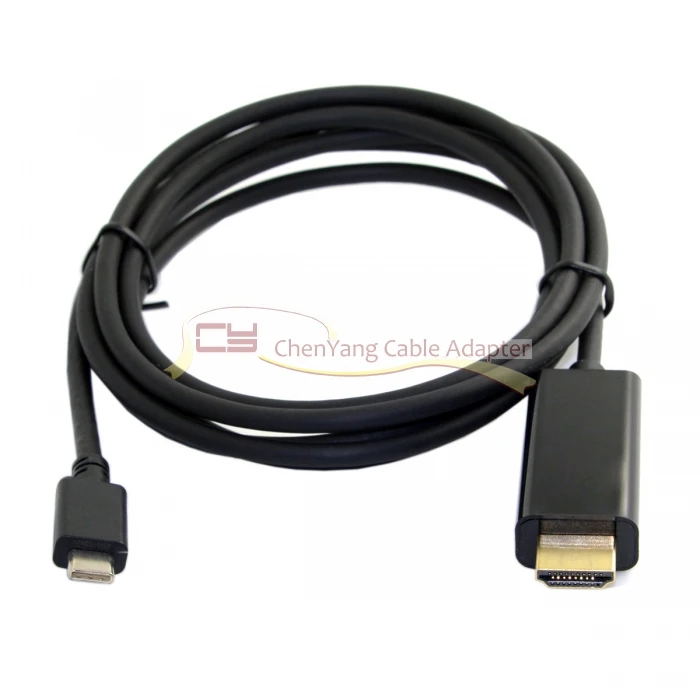 Тип C USB 3,1 к HDMI 4k HDTV кабель для Macbook, Chrombook и XPS13 ноутбук и samsung Galaxy S8 S8+ плюс телефон