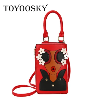 

TOYOOSKY New Style Sexy Woman Fashion Pattern Decorated Female Totes Ladies Shoulder Bag Crossbody Messenger Bag Casual Handbag