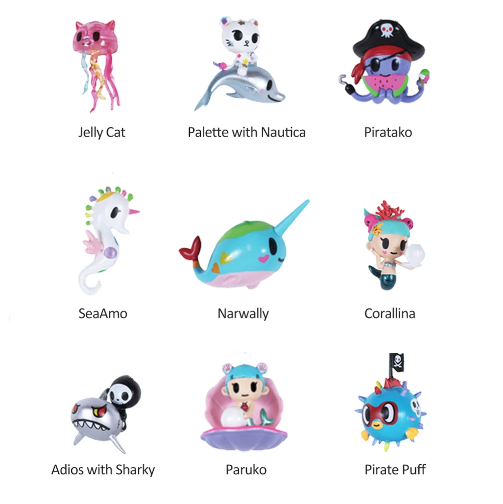 Оригинальная морская серия Tokidoki подвесная глухая коробка симпатичная цепочка