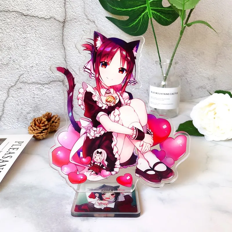 

Kaguya-sama: Love Is War Display Stand Figure Model Plate Holder Japanese Anime Cartoon Figure Acrylic Collection Cardboard