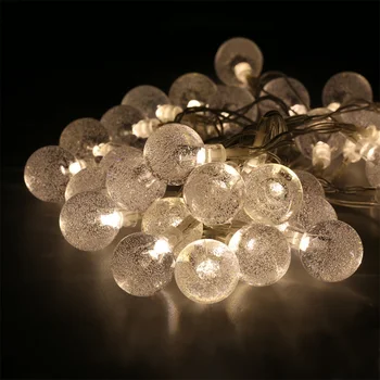 

Snow Ball 3 LED Fairy String Light Xmas Party Battery Operated Day White