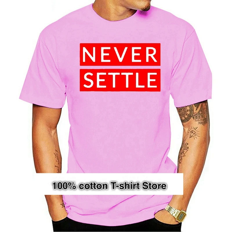 Men Never Settle OnePlus Red Unisex 