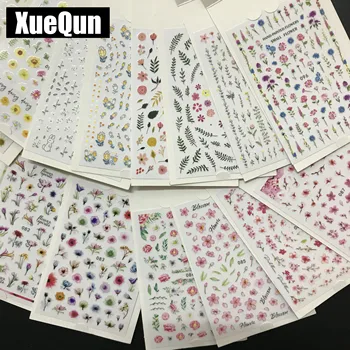 

10pcs flower nail stickers for 3D nail decoration