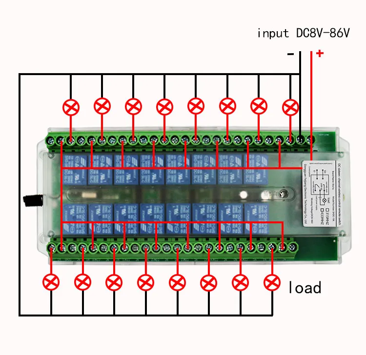 Interruptor de controle remoto sem fio para