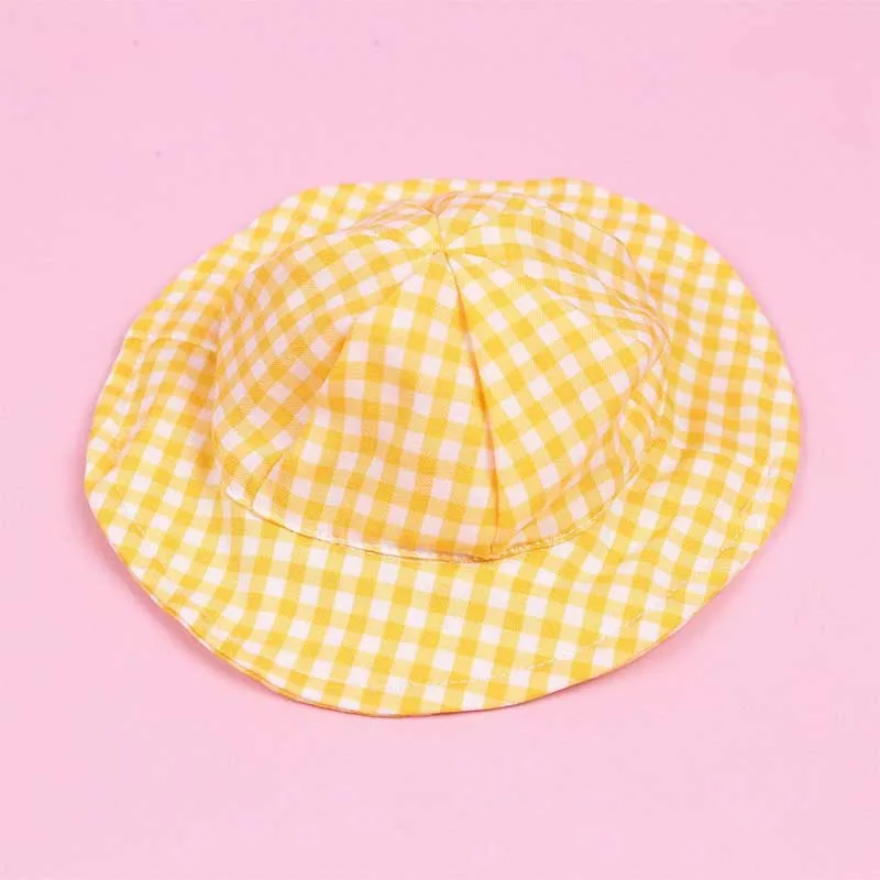 

Plaid Dog Hat French Bulldog Pet Accessories for Small Dogs Cat Hat Classic Pet Hats Fisherman's Hats for Dogs Puppy Dog Cap Pug