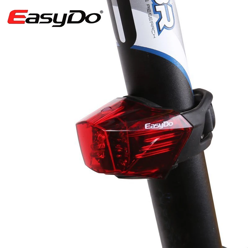 EASYDO USB заряжаемый для езды на велосипеде предупреждающий задний фонарь утвержденный Германия K-MARK сертификат велосипедный фонарь 3 светодиодный