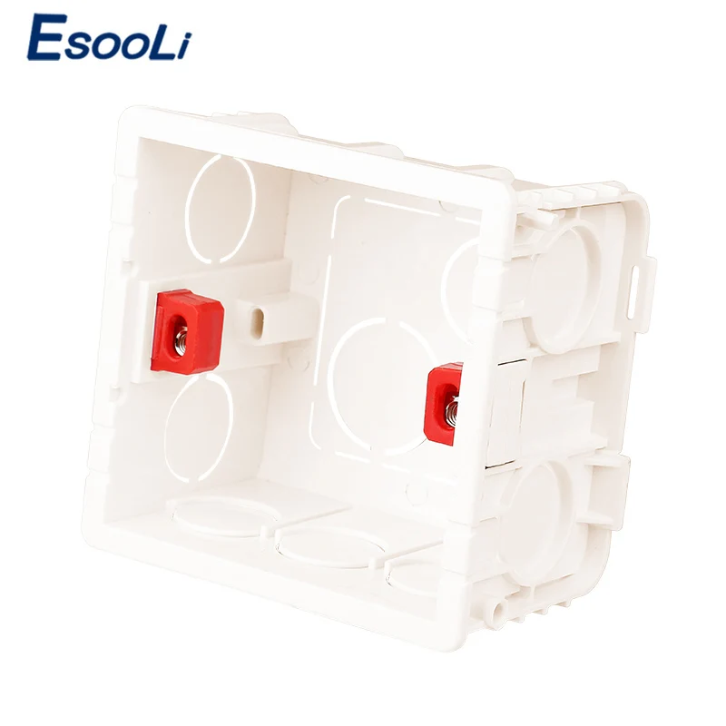 Adjustable Mounting Box Internal Cassette For 86 Type Touch Switch and Socket Wiring Back Box switch box wall socket box electric distribution box