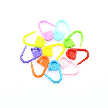 

10PCs Colorful Plastic Stitch Marker Ring Holders Needle Clips Knitting Crochet Hook Locking Tool Craft Sewing Tools