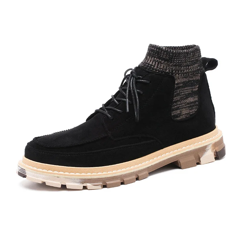 M- Autumn and winter super fire high boots retro tooling boots new England wind outdoor comfortable Martin boots men's shoes