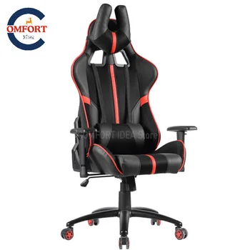 

Cadeira gamer can lying and lifting computer armrest chair can 360 degrees can be rotated PUBG x rocker gaming chair footrest