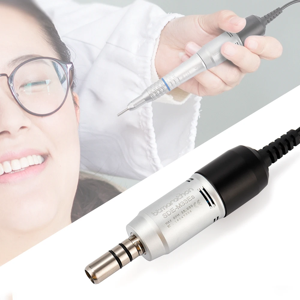 35000RPM Dental Lab Handpiece Micro Motor M33Es Micromotor Handpieces E-Type Brush For Jewelry Nail Engraving Beauty Carving | Красота и