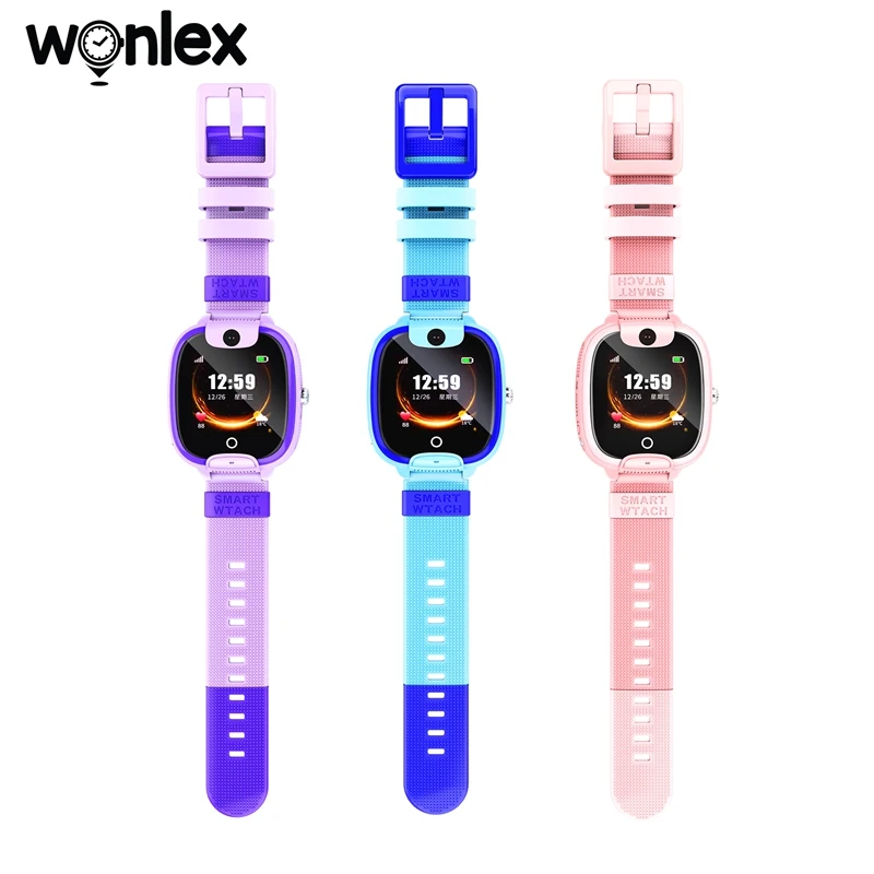 Смарт-часы Wonlex для детей определение местоположения LBS детские наручные часы 2G B20