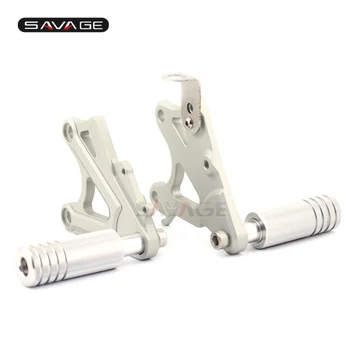 

Front Footrest Foot Pedal Left Right Mount Bracket Stand Support Set Kit For KAWASAKI NINJA ZX6R ZX6RR 2003-2004 Motorcycle