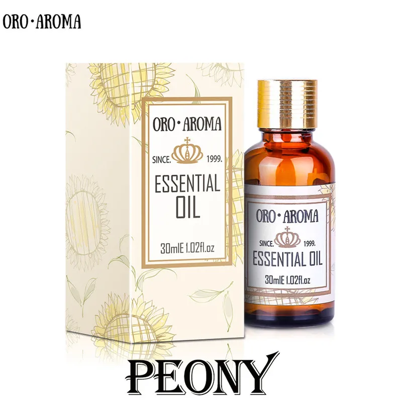 

Peony essential oil oroaroma body face skin care spa message fragrance lamp Aromatherapy