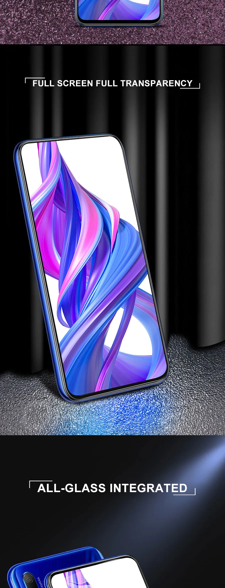 9H закаленное стекло на Huawei Honor 9X8X20 8A 8C 20i 10i 9i V20 V10 V9 Play Защитная пленка для экрана