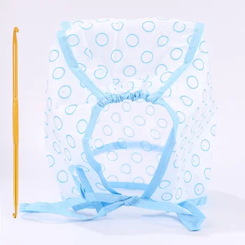 

3 Sets Hair Highlights Cap with Hook Disposable Hair Coloring Cap Hair Dyeing Tools for Barber Shop Salon