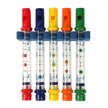 

5pcs Bath Time Floating Musical Instruments For Kids Water Flutes Good Clean Fun