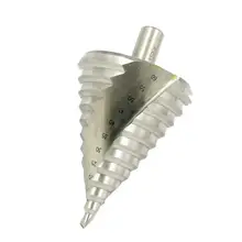 WINOMO 6-60mm Step Drill Bit 12 Steps Bit Shank Spiral Groove Step Drill Hole Cut HSS Spiral Groove Step Drill Bit Shank WINOMO 6-60mm Step Drill Bit 12 Steps Bit Shank Spiral Groove Step Drill Hole Cut HSS Spiral Groove Step Drill Bit Shank