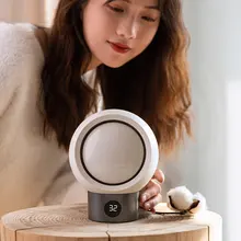 Мини-планеты электрический нагреватель 220V 500W Портативный Настольный маленький вентиляторный обогреватель 9-Скорость Температура теплее машина для зимы