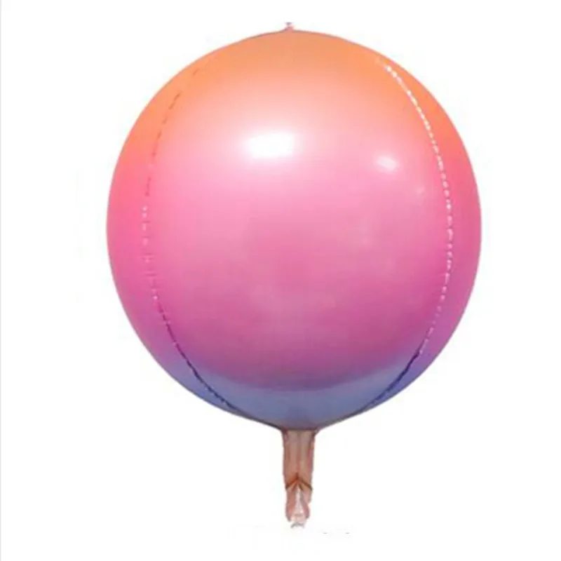 4D диско шар взрослый Танец День рождения свадебное украшение градиент 4d шар принадлежности для вечеринки воздушный шар - Цвет: Gradient fluorescent