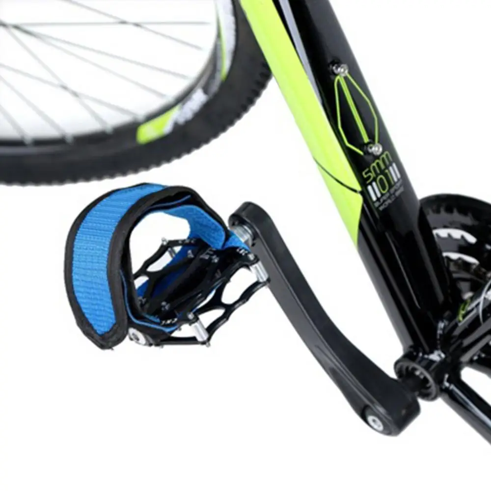 80hot 1pc Fixed Gear Fixie Bicycle Antislip Double Adhesive Pedal Strap Toe Clip Belt
