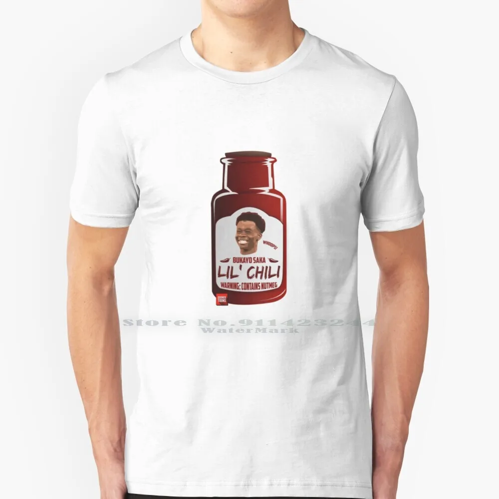 Lil' Chili Bukayo Saka T Shirt Cotton 6Xl Bukayo Saka Lil Chili Goonertoons Whoops Nutmeg Gunners Invincibles Premier League