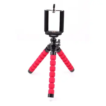 

Portable Sponge Octopus Tripod Bracket Portable Flexible Phone Holder Camera Mobile Phone Tripods Foldable Desktop Stand