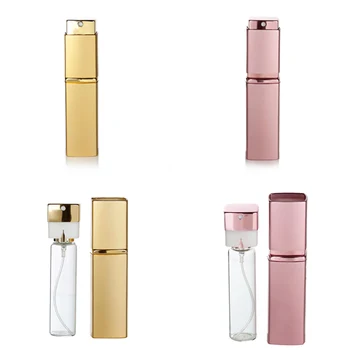 

20ml Mini Rotatable Refillable Makeup Perfume Storage Bottle With Spray Scent Pump Empty Alcohol Containers Atomizer Bottle 1PC