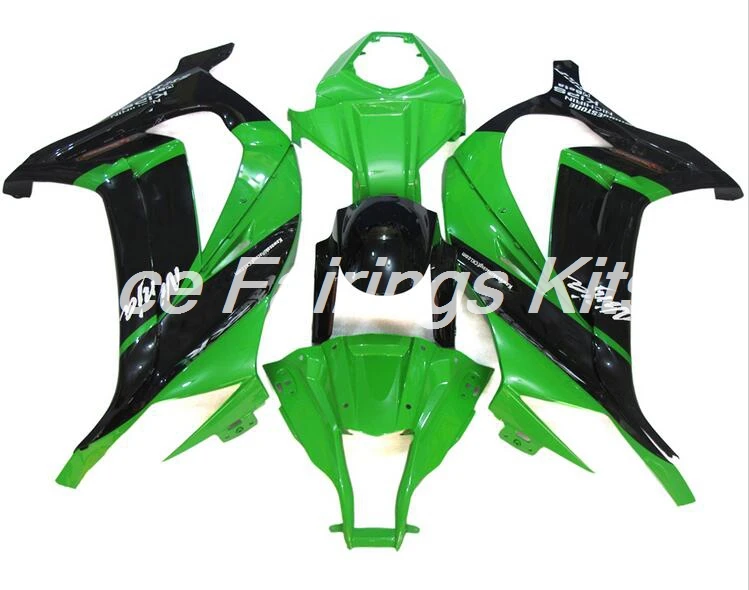 

New Hot sales Injection ABS Fairing Kit Fit For Kawasaki Ninja ZX-10R ZX10R 10r 2011-2015 11 12 13 14 15 Fairings black green UK