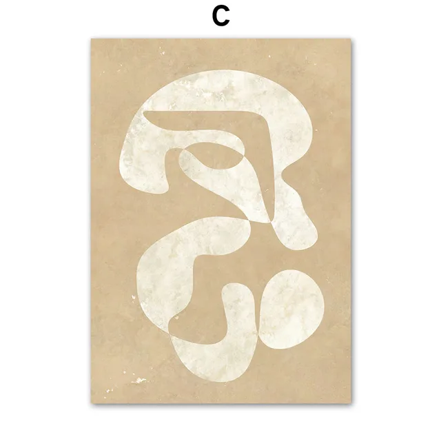 Nordic Posters And Prints Geometry Abstract Cactus Plant Human Body Draw Wall Art Canvas Painting Decor Pictures For Living Room C