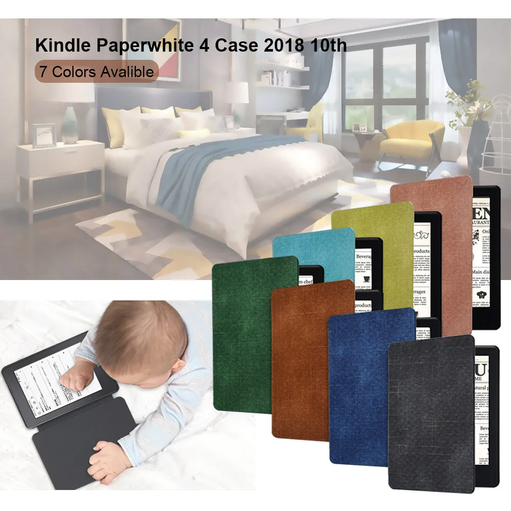 SHELLBOX Магнитный умный чехол для Amazon Kindle Paperwhite 4 чехол funda для Kindle Paperwhite 4 10th Generation Case