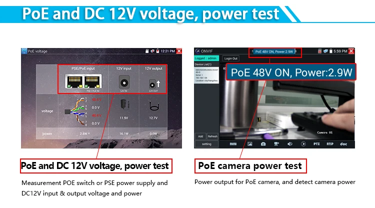 X7 ipc-тестер монитор H.265 4K 8MP 1080P TVI CVI AHD SDI CVBS тестер ip-камеры видеонаблюдения с TDR, определитель местоположения кабеля, цифровой мультиметр