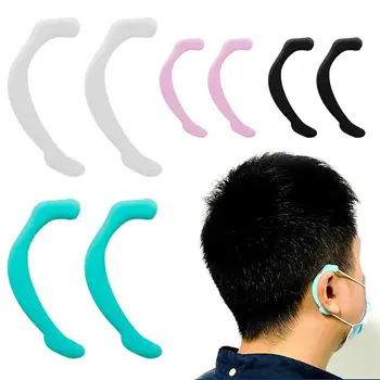 

3 Pair Soft Silicone Adjustable Anti-Slip Ear Grip Hook Protector for N95 Face Mask Headset protection safety