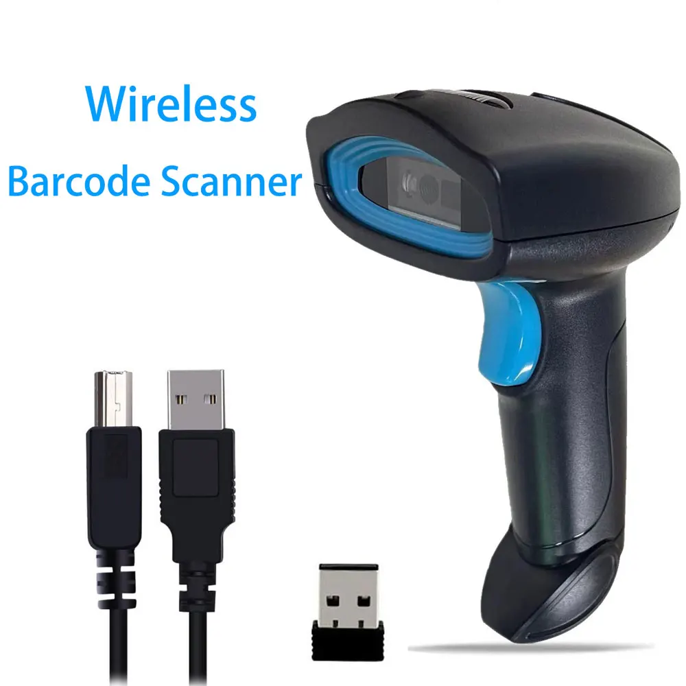 HBAPOS Handheld Scanner 1D 2D QR Wired Wireless Bluetooth Portable Scanners Automatic Suitable for Supermarket Retail Shop epson smart scan Scanners