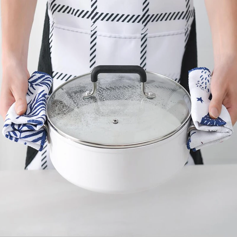 4 шт./компл. мягкий полиэстер кухня блюдо ткань с высокой пропускной способностью посуда домашнее полотенце для уборки кухонный инструмент гаджеты cosina